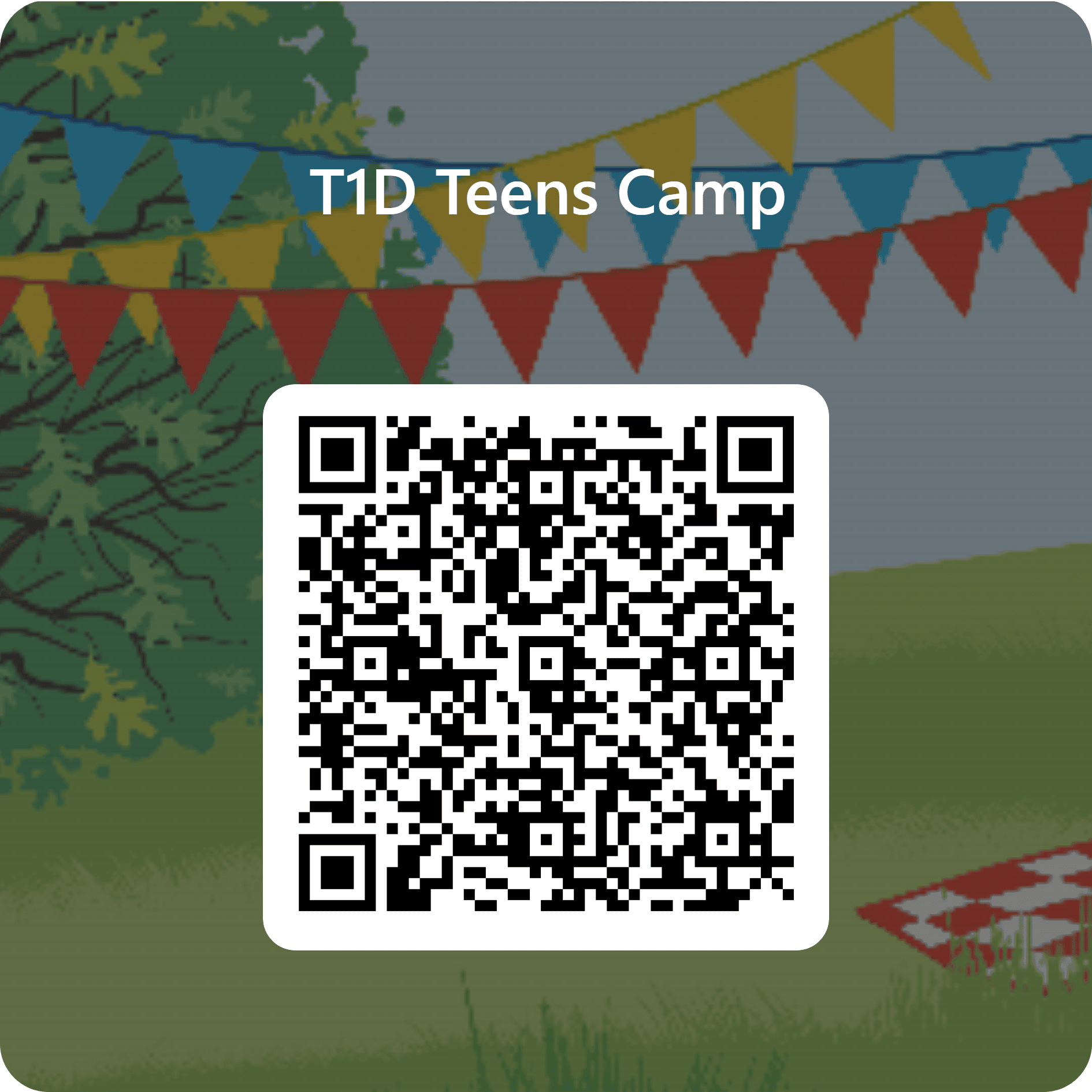 Teen Camp Registration QR Code