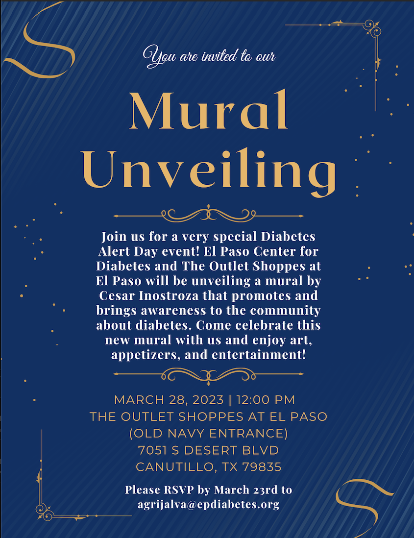 Mural Unveiling El Paso Center For Diabetes